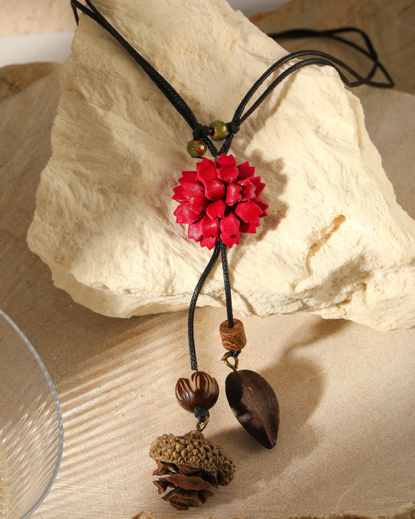 Life Unfolding Necklace - Handmade